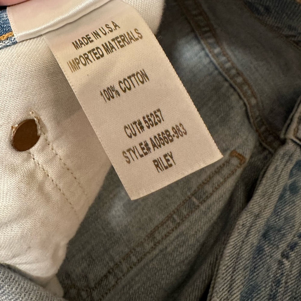 Agolde Riley Jeans, Size 23 - Picture 4 of 6
